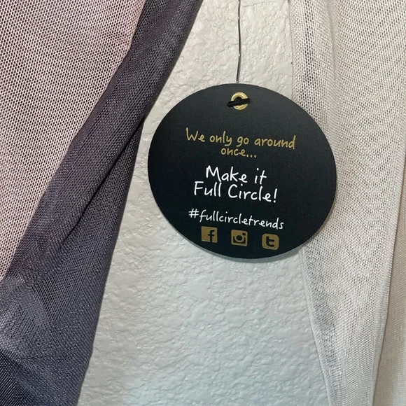 Colorful Mesh drawstring top - Picture 3 of 5